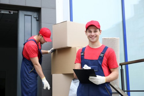 Professional Collectors Handling Bulky Items