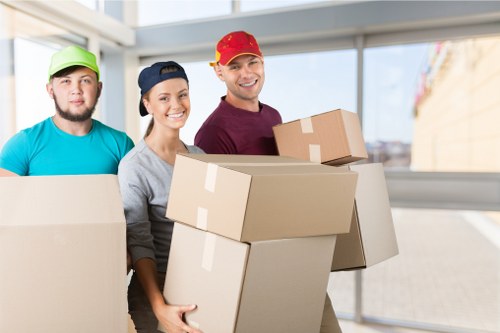 Scheduling a large item pickup service