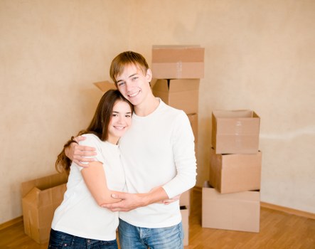 Large item collection team removing furniture in Chertsey
