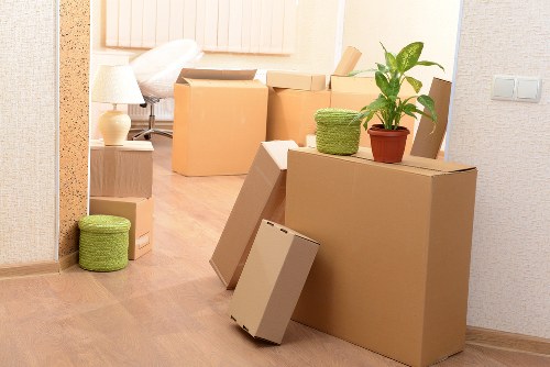 Technician scheduling a large item pickup
