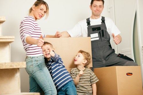 Preparation for large item removal